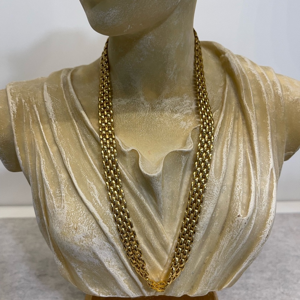 Gold Panther Style Chain Necklace 💕